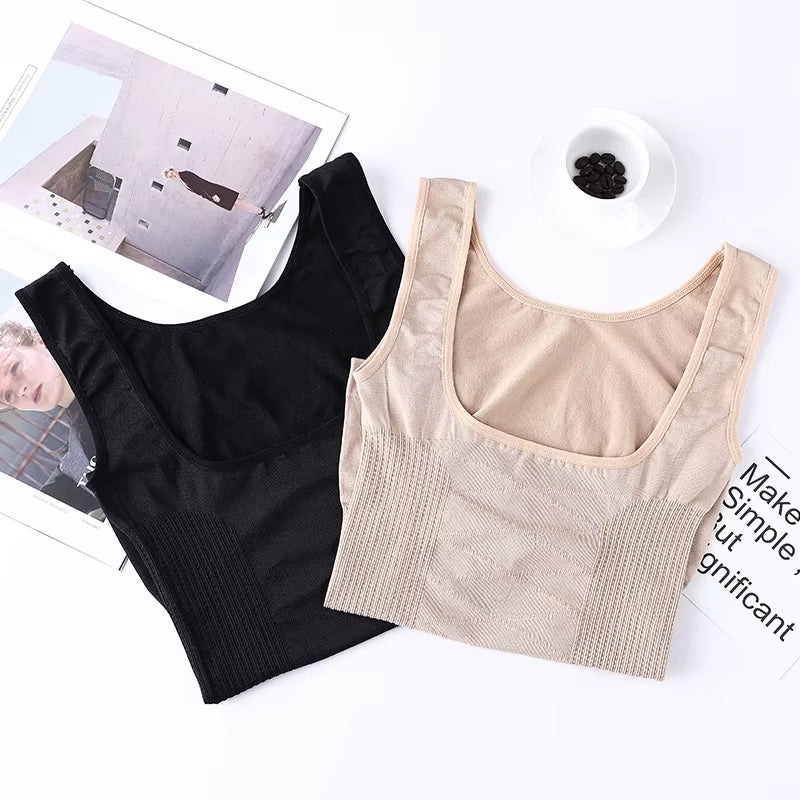 Women Seamless Body Shaper Tummy Control Underwear Ladies Waist Trainer Slimming Corset Vest Shaping Camisole Shapewear Tops